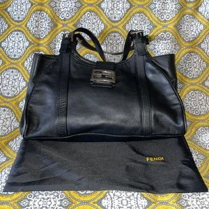 Black Fendi shoulder bag
